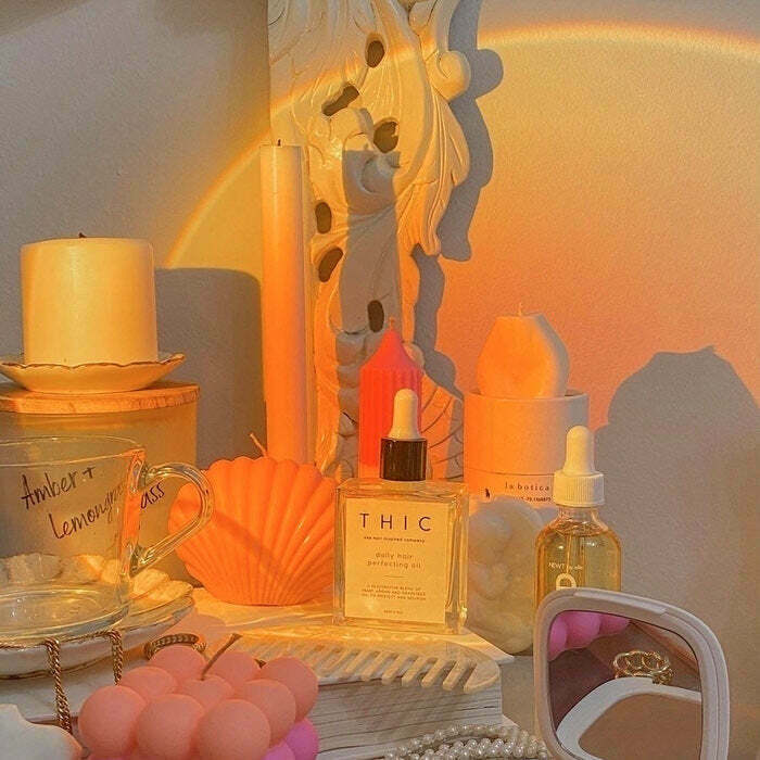 12 Colors Sunset Projector for Y2K Grunge Aesthetic & Indie Fashion Home Decor