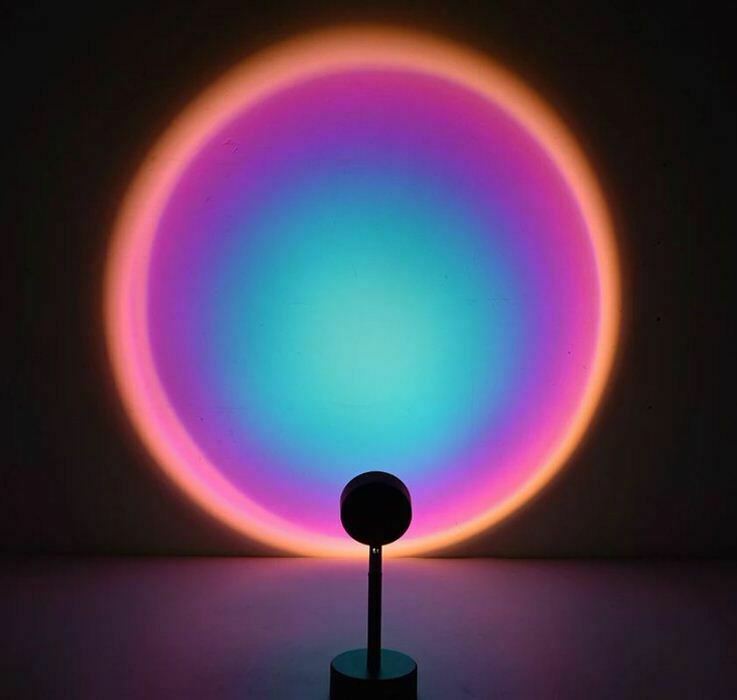 12 Colors Sunset Projector for Y2K Grunge Aesthetic & Indie Fashion Home Decor