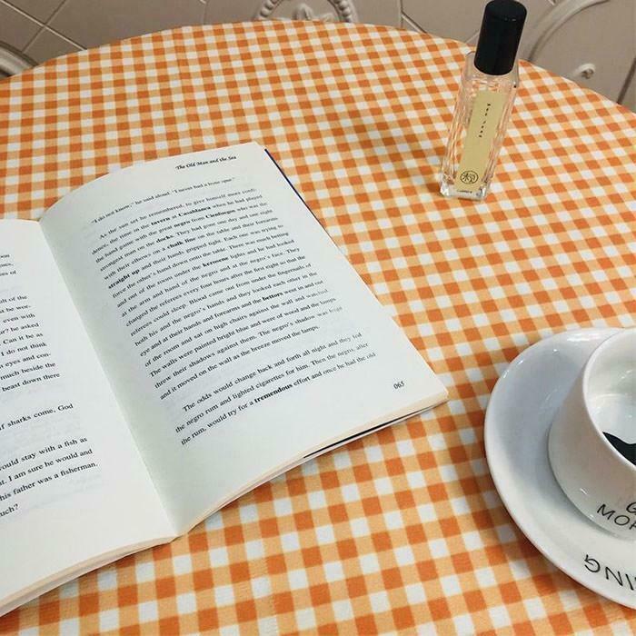 Cottagecore Aesthetic Gingham Tablecloth for Y2K Fashion & Retro Style Decor