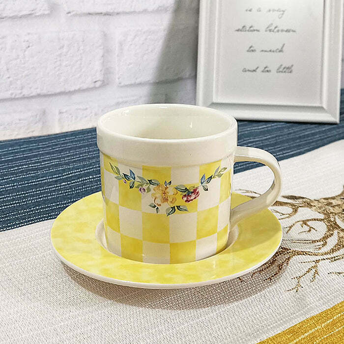 Cottagecore Aesthetic Tea Set for Y2K Fashion Lovers - Vintage Style Tea Party Essentials