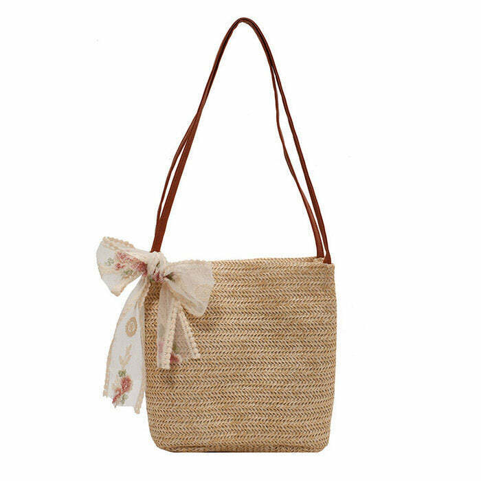 Cottagecore Straw Bag: Embrace Y2K Fashion with Trendy Styles for Every Occasion
