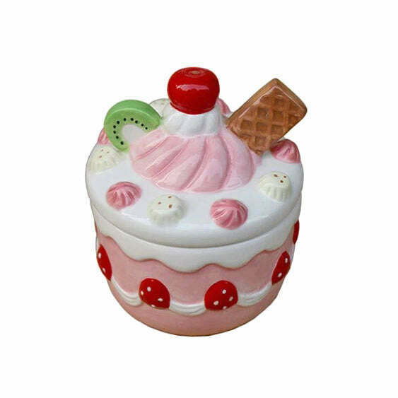 Cottagecore Strawberry Cookies Ceramic Mug - Trendy Y2K Fashion Inspired Drinkware for Summer