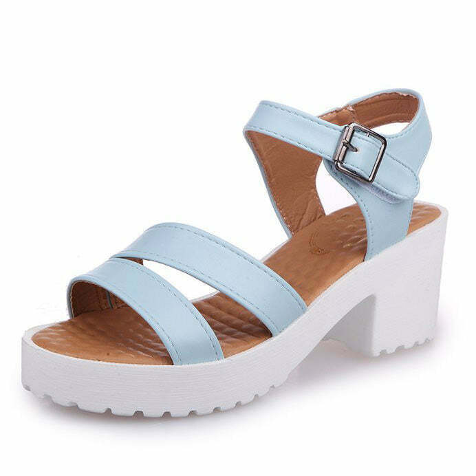 Spring Sensation Sandals: Y2K McBling Fashion for Disco, Grunge, and Popstar Styles