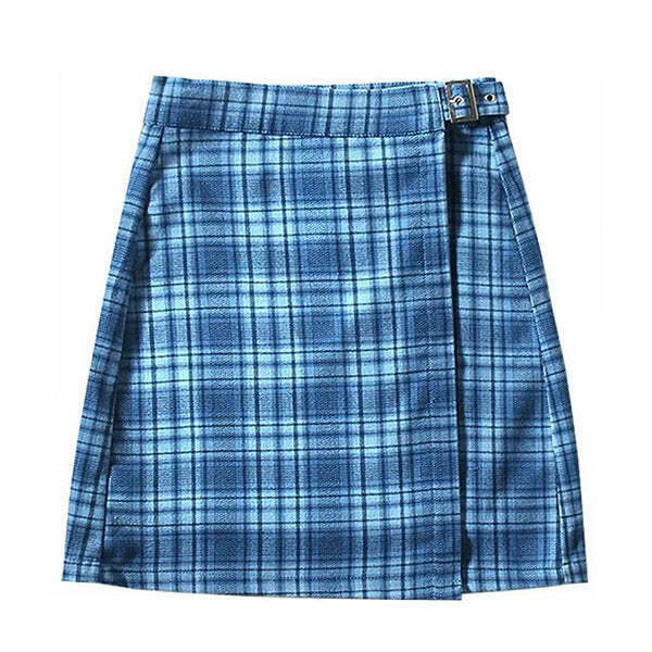 Sweet Dress Code Multicolor Plaid Skirt - Y2K Grunge & Emo Fashion Statement
