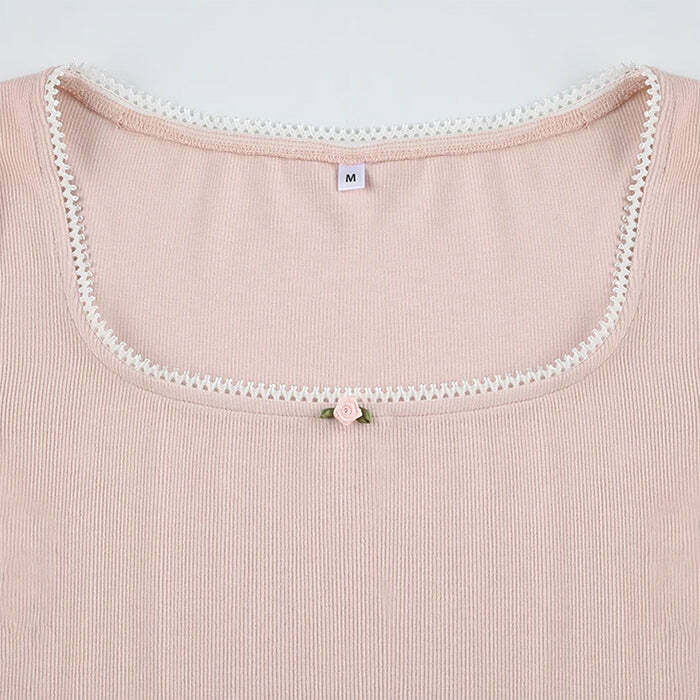 Trendy Baby Rose Pink Top for Kids - Y2K Grunge Style & Cyber Fashion Essentials