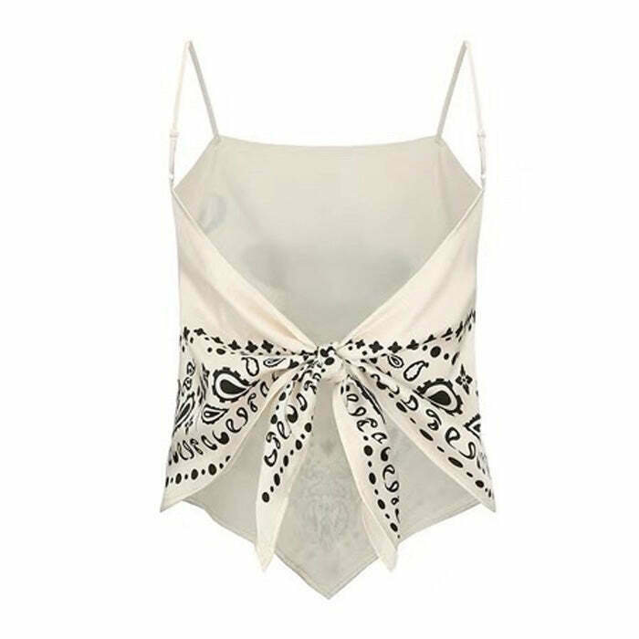Wild West Kitty Bandana Top - Trendy Y2K Fashion for Unique Outfits and Styles
